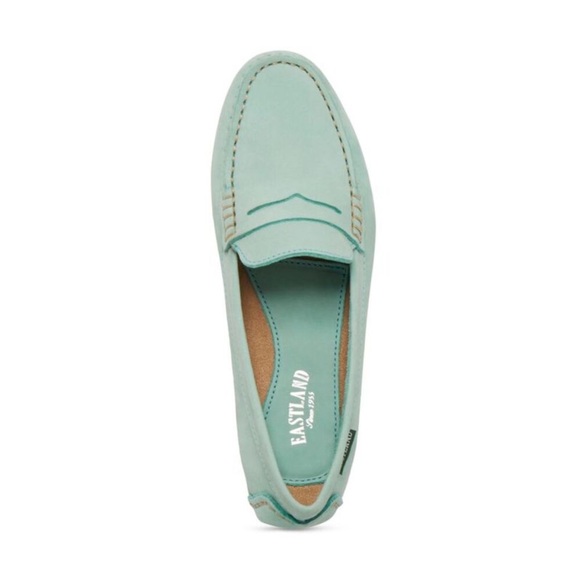EASTLAND Womens Green Penny Loafer Patricia Toe Slip On Leather Loafers 8.5 - Picture 3 of 4